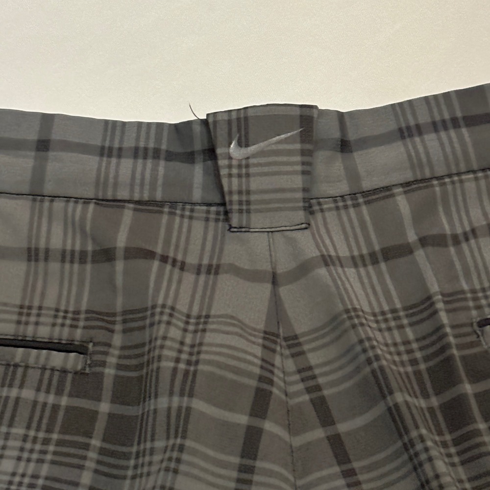 Nike Golf Shorts Mens 36 Grey Plaid Dri-FIT Tour Performance 509182-010 - Picture 8 of 14